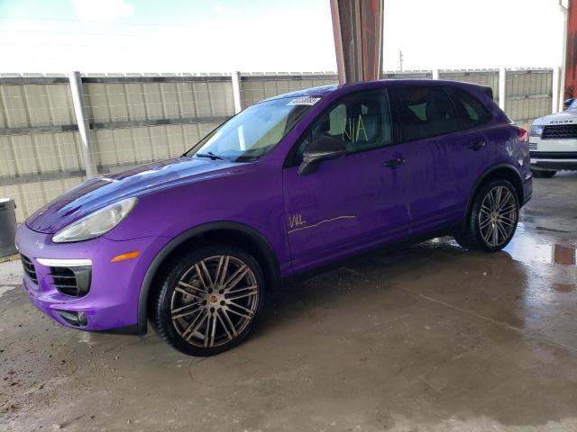 PORSCHE CAYENNE S 2015 with VIN WP1AB2A25FLA57455 - Photo from auction