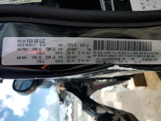 Photo 14 from auction – 2016 JEEP COMPASS LA with VIN 1C4NJDEB0GD780198