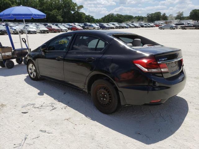 Photo 2 from auction – 2013 HONDA CIVIC LX with VIN 2HGFB2F59DH581892