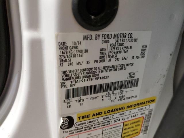 Photo 14 from auction – 2015 FORD EXPEDITION with VIN 1FMJK1HT9FEF13922