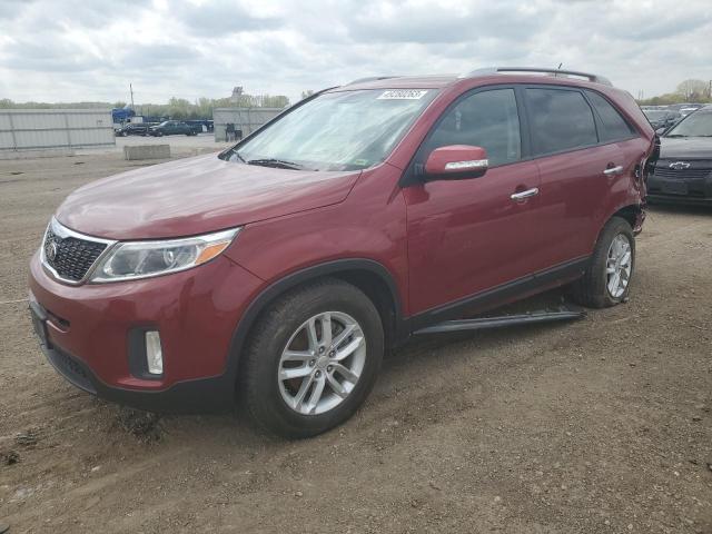 KIA SORENTO LX 2015 with VIN 5XYKT3A60FG660580 - Photo from auction