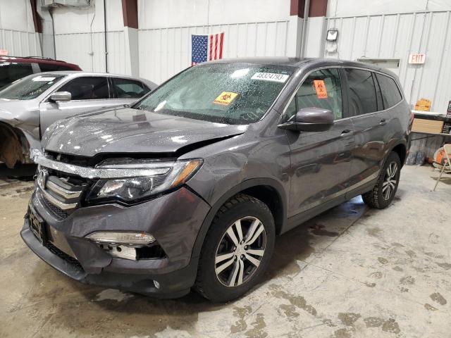 HONDA PILOT EX 2018 with VIN 5FNYF6H33JB021902 - Photo from auction