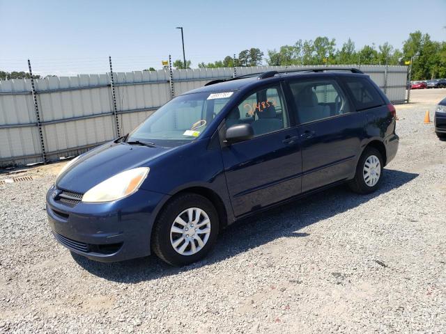 TOYOTA SIENNA CE 2005 with VIN 5TDZA23CX5S308285 - Photo from auction