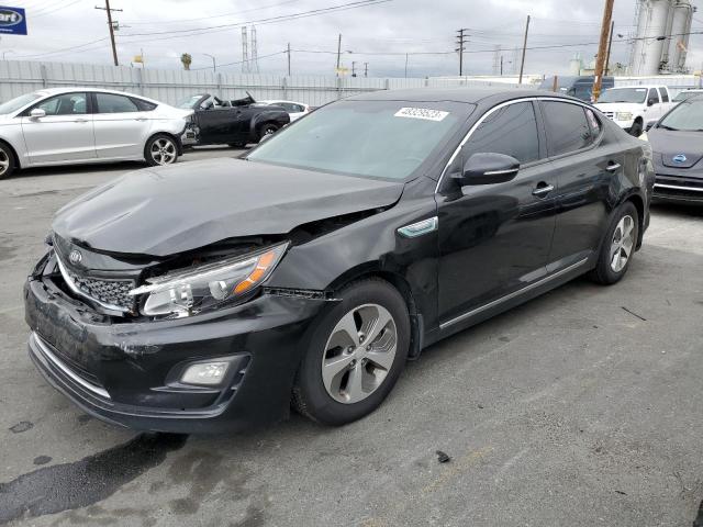 KIA OPTIMA HYB 2014 with VIN KNAGM4AD2E5068271 - Photo from auction