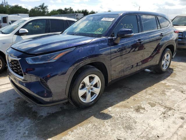 Photo 1 from auction – 2021 TOYOTA HIGHLANDER with VIN 5TDCZRAHXMS537294