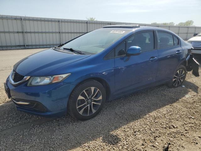 HONDA CIVIC EX 2013 with VIN 19XFB2F83DE243330 - Photo from auction