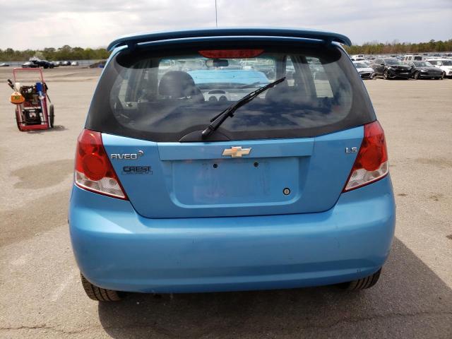 Photo 6 from auction – 2007 CHEVROLET AVEO BASE with VIN KL1TD66647B771583