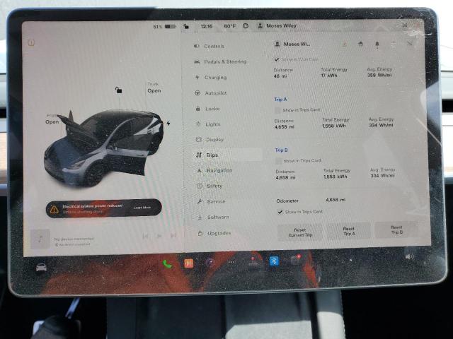Photo 9 from auction – 2023 TESLA MODEL Y with VIN 7SAYGDEF7PF615534