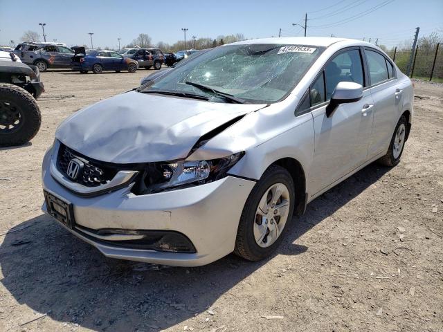 HONDA CIVIC LX 2013 with VIN 19XFB2F53DE035650 - Photo from auction