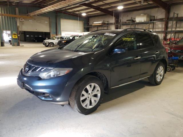 NISSAN MURANO S 2012 with VIN JN8AZ1MW0CW200901 - Photo from auction