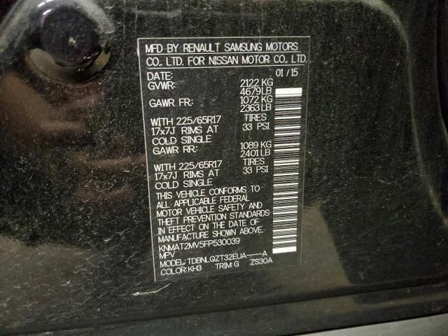 Photo 14 from auction – 2015 NISSAN ROGUE S with VIN KNMAT2MV5FP530039