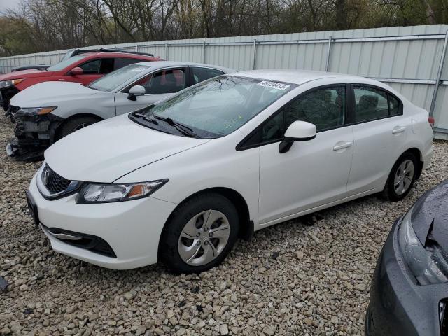 HONDA CIVIC LX 2013 with VIN 19XFB2F54DE083660 - Photo from auction