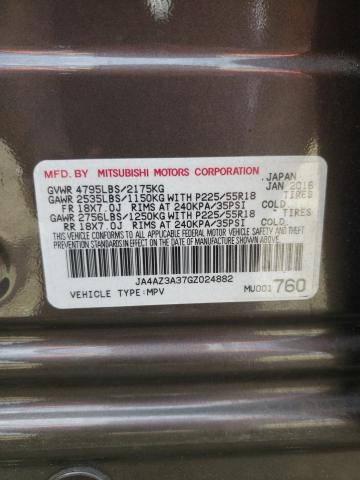 Photo 14 from auction – 2016 MITSUBISHI OUTLANDER with VIN JA4AZ3A37GZ024882