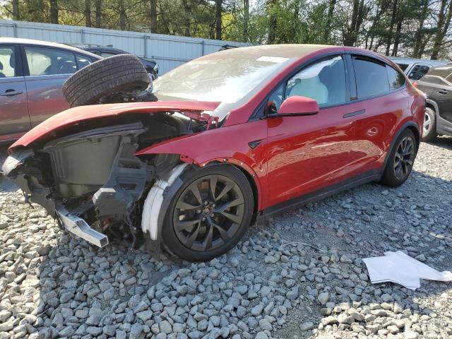 TESLA MODEL X 2022 with VIN 7SAXCBE55NF336342 - Photo from auction