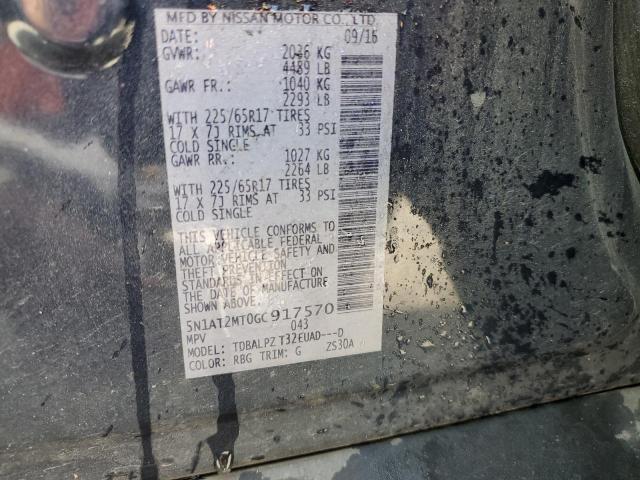 Photo 14 from auction – 2016 NISSAN ROGUE S with VIN 5N1AT2MT0GC917570