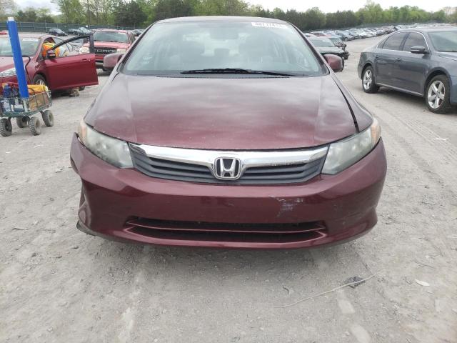 Photo 5 from auction – 2012 HONDA CIVIC LX with VIN 19XFB2F57CE102202