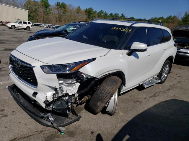 TOYOTA HIGHLANDER 2022 with VIN 5TDDZRBH1NS205930 - Photo from auction