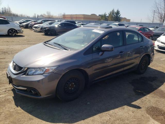 HONDA CIVIC SE 2015 with VIN 2HGFB2F77FH017601 - Photo from auction