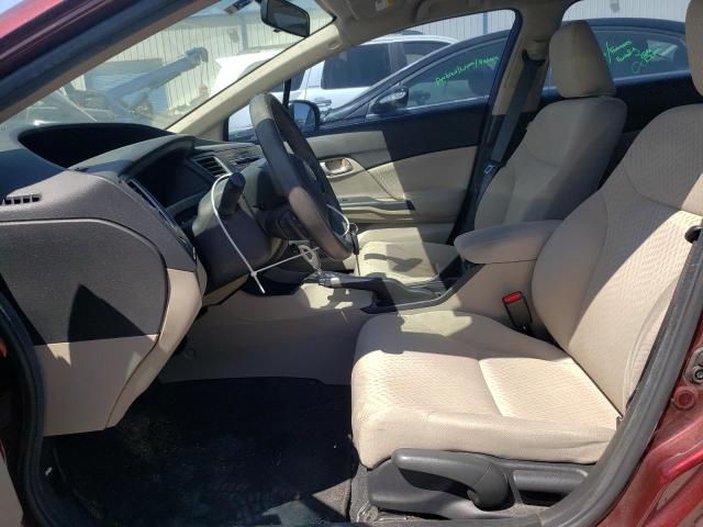 Photo 7 from auction – 2014 HONDA CIVIC LX with VIN 19XFB2F50EE047255