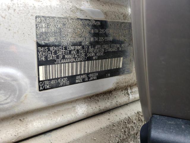 Photo 14 from auction – 2022 TOYOTA VENZA LE with VIN JTEAAAAH8NJ089017