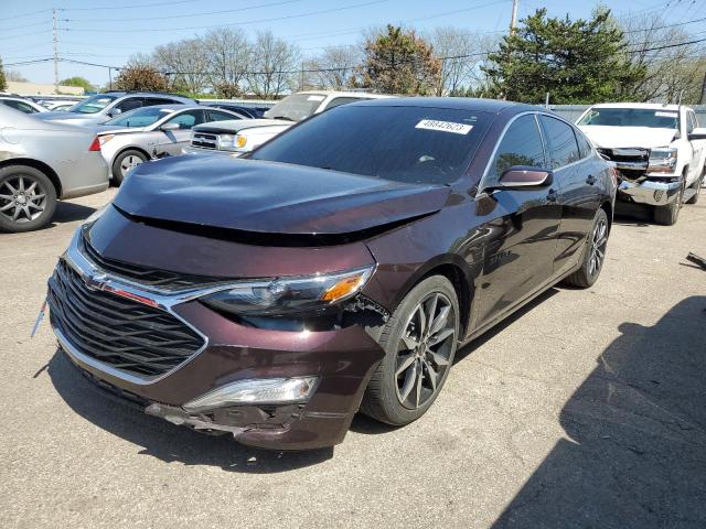 CHEVROLET MALIBU 2022 with VIN 1G1ZG5ST2MF020995 - Photo from auction