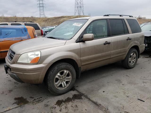 HONDA PILOT EXL 2003 with VIN 2HKYF18633H594476 - Photo from auction