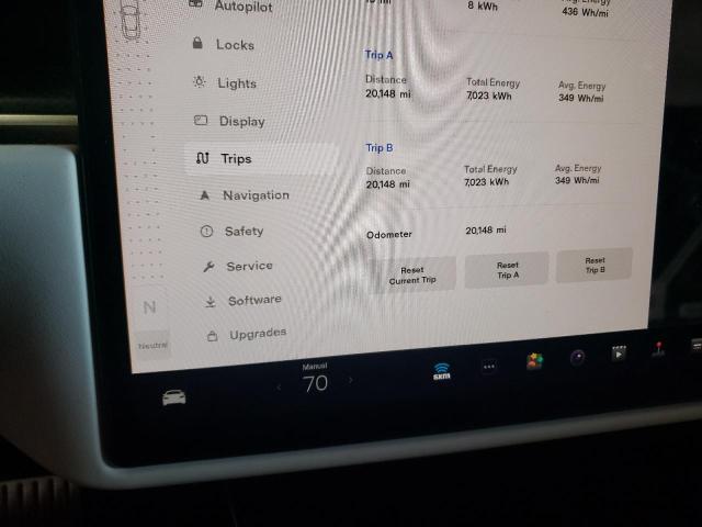 Photo 9 from auction – 2021 TESLA MODEL S with VIN 5YJSA1E68MF454447