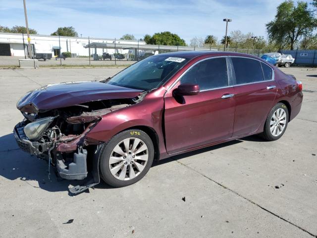 HONDA ACCORD EXL 2015 with VIN 1HGCR2F86FA100023 - Photo from auction