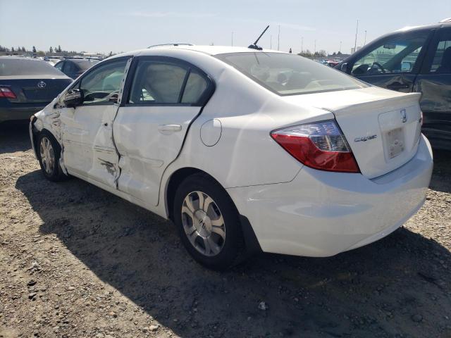 Photo 2 from auction – 2012 HONDA CIVIC HYBR with VIN JHMFB4F35CS005389