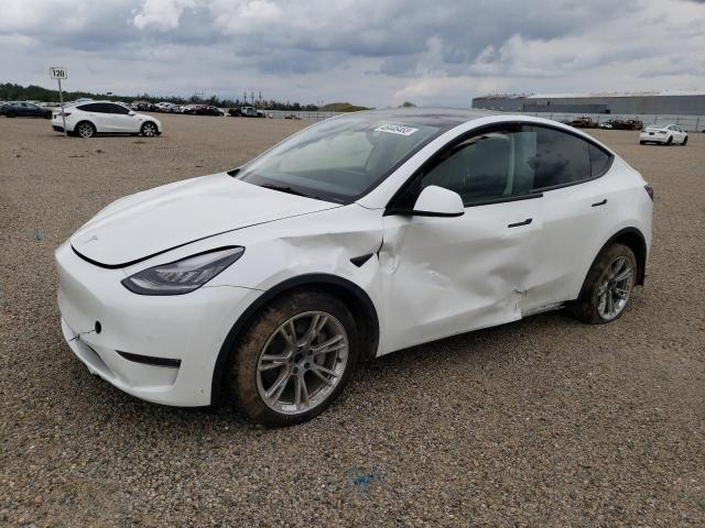 TESLA MODEL Y 2021 z numerem VIN 5YJYGDEEXMF087343 - Zdjęcie z aukcji