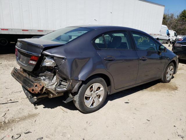 Photo 3 from auction – 2014 HONDA CIVIC LX with VIN 2HGFB2F54EH551720