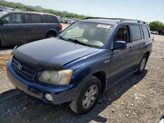 TOYOTA HIGHLANDER 2002 with VIN JTEGF21A320049160 - Photo from auction