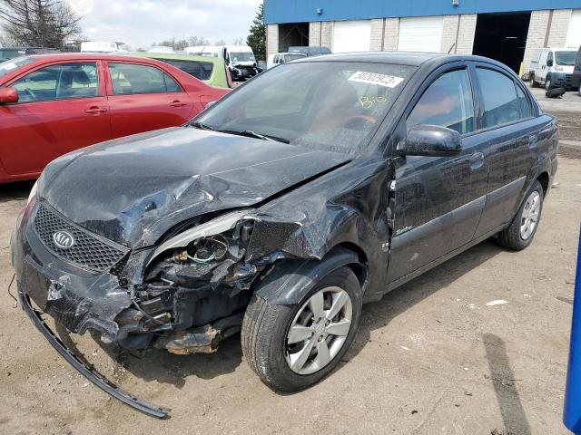 KIA RIO BASE 2009 with VIN KNADE223396458161 - Photo from auction