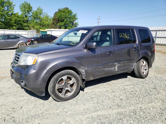 HONDA PILOT EXL 2014 with VIN 5FNYF4H52EB016718 - Photo from auction