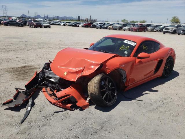 PORSCHE CAYMAN GTS 2022 with VIN WP0AD2A8XNS268428 - Photo from auction