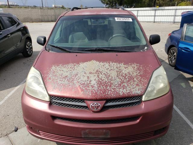 Photo 5 from auction – 2004 TOYOTA SIENNA CE with VIN 5TDZA23C44S154820