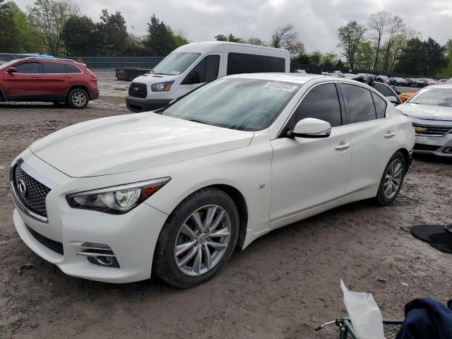 INFINITI Q50 BASE 2014 with VIN JN1BV7AP1EM691833 - Photo from auction