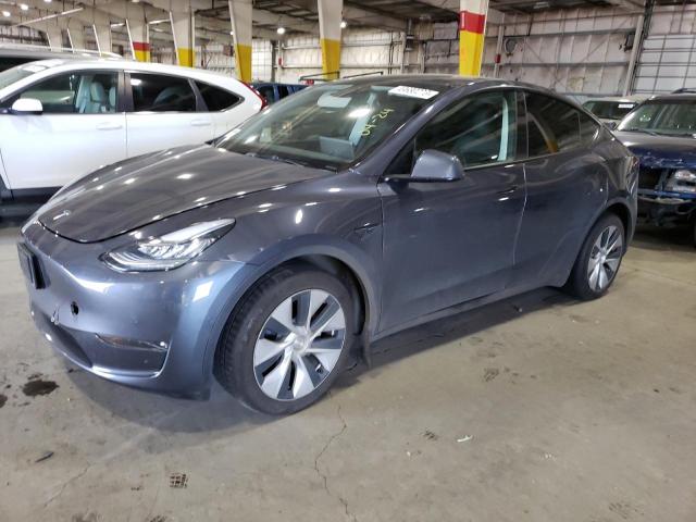 TESLA MODEL Y 2022 with VIN 7SAYGDEE6NF362372 - Photo from auction