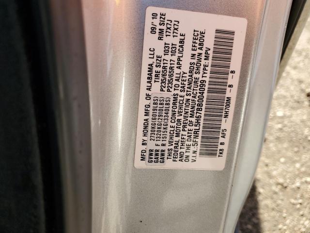 Photo 14 from auction – 2011 HONDA ODYSSEY EX with VIN 5FNRL5H67BB004099