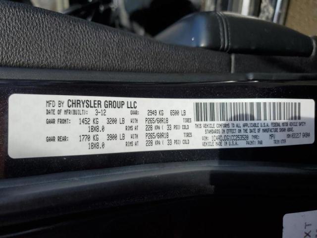 Photo 14 from auction – 2012 DODGE DURANGO CR with VIN 1C4RDJDG1CC253520