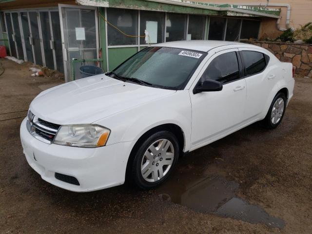 DODGE AVENGER SE 2012 with VIN 1C3CDZAB9CN285833 - Photo from auction
