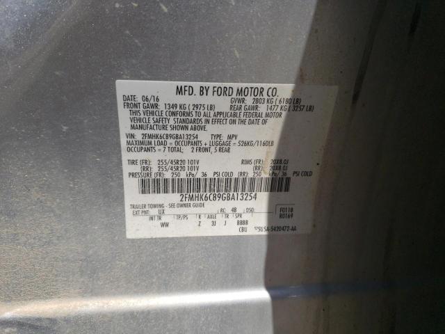 Photo 14 from auction – 2016 FORD FLEX with VIN 2FMHK6C89GBA13254
