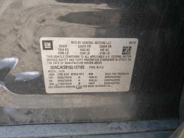 Zdjęcie 14 z aukcji – 2016 CHEVROLET TRAX LS z VIN 3GNCJKSB1GL137165