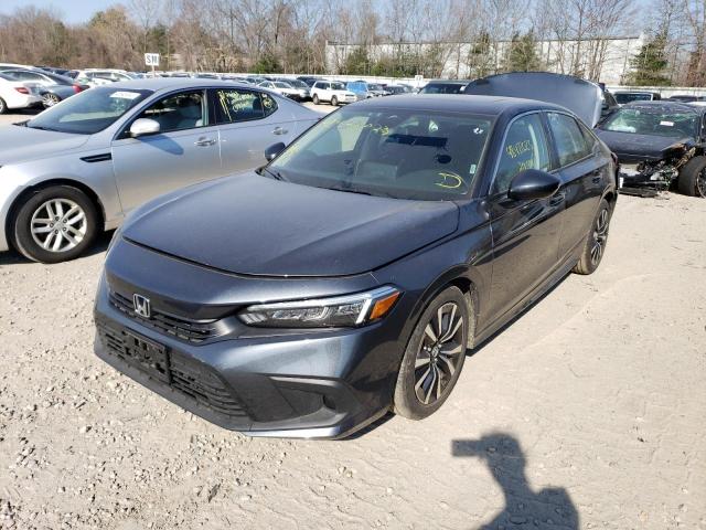 HONDA CIVIC EX 2022 with VIN 2HGFE1F71NH319255 - Photo from auction