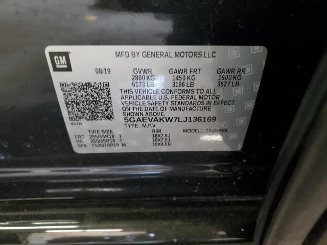 Photo 14 from auction – 2020 BUICK ENCLAVE ES with VIN 5GAEVAKW7LJ136169
