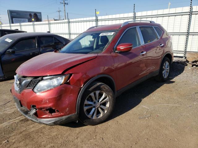NISSAN ROGUE S 2015 with VIN KNMAT2MVXFP569645 - Photo from auction