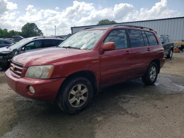 TOYOTA HIGHLANDER 2002 with VIN JTEHF21A820073586 - Photo from auction