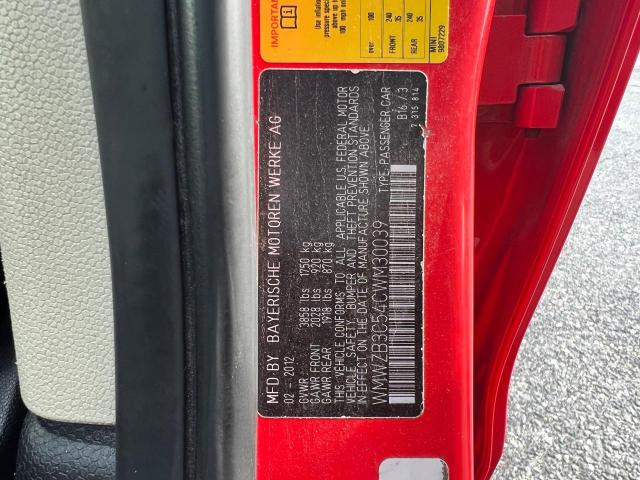 Photo 10 from auction – 2012 MINI COOPER COU with VIN WMWZB3C54CWM30039