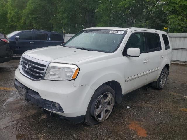 HONDA PILOT EXL 2012 with VIN 5FNYF3H53CB037486 - Photo from auction