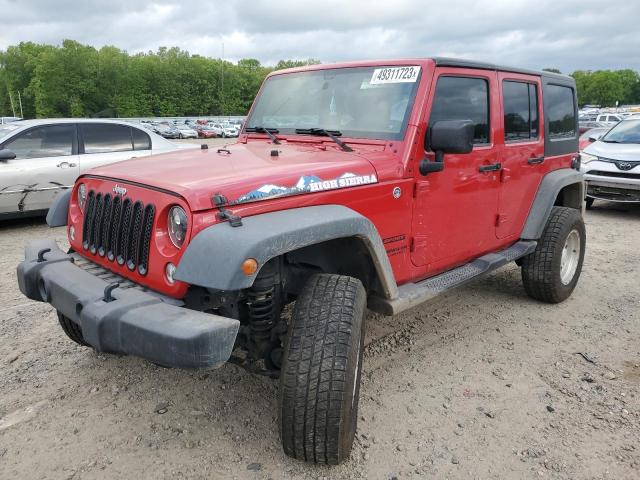 JEEP WRANGLER U 2014 with VIN 1C4BJWDG9EL299736 - Photo from auction